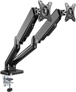 Goobay Monitorbeugel | Goobay | 17 tot 32 inch (Ergonomisch, Draai, zwenk en kantelbaar, 2 schermen, Max. 18 kg) 58531 K101501135 - 1