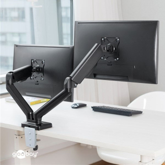 Goobay Monitorbeugel | Goobay | 17 tot 32 inch (Ergonomisch, Draai, zwenk en kantelbaar, 2 schermen, Max. 18 kg) 58531 K101501135 - 4