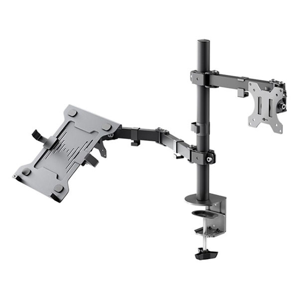 Goobay Monitorbeugels | Goobay | 13 tot 32 inch (Draai-, zwenk- en kantelbaar, Met laptopstandaard, Max. 12.5 kg) 70815 K170103459 - 1