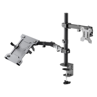 Goobay Monitorbeugels | Goobay | 13 tot 32 inch (Draai-, zwenk- en kantelbaar, Met laptopstandaard, Max. 12.5 kg) 70815 K170103459