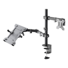 Goobay Monitorbeugels | Goobay | 13 tot 32 inch (Draai-, zwenk- en kantelbaar, Met laptopstandaard, Max. 12.5 kg) 70815 K170103459 - 1