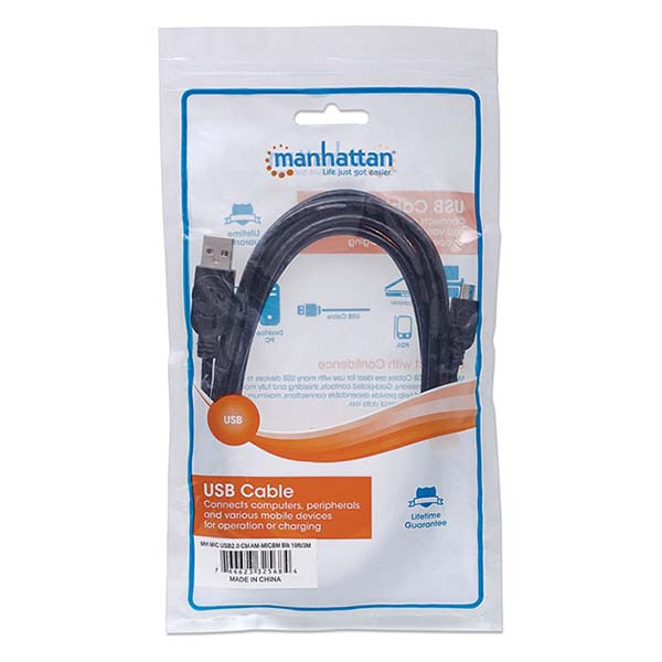 Goobay Motorola oplaadkabel | USB A ↔ Micro USB | 3 meter (USB 2.0, 4.5W, 480 Mbps, 100% koper, Zwart) 93920 CCGB60500BK30 CCGP60500BK30 Q010201015 - 4