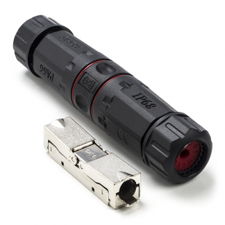 Goobay Netwerk koppelstuk voor buiten | Goobay (Cat6 S/FTP) 44417 K010605189 - 1