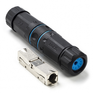 Goobay Netwerk koppelstuk voor buiten | Goobay (Cat6a S/FTP) 44414 K010605191 - 1