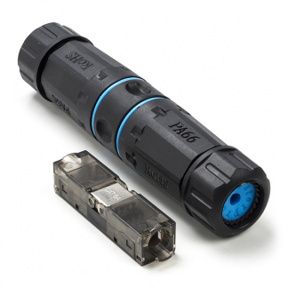 Goobay Netwerk koppelstuk voor buiten | Goobay (Cat6a U/UTP) 44416 K010605190 - 1
