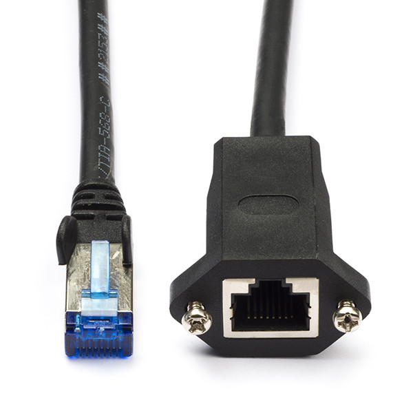 Goobay Netwerk verlengkabel | Cat6a S/FTP  | 0.5 meter (100% koper, LSZH) 65641 77572 K010605162 - 1
