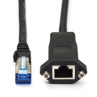 Goobay Netwerk verlengkabel | Cat6a S/FTP  | 0.5 meter (100% koper, LSZH) 65641 77572 K010605162 - 1
