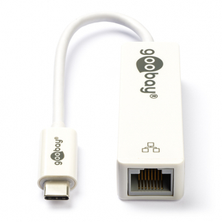 Goobay Netwerkadapter USB C naar RJ45 - Goobay (USB 3.1, Max. 5 Gbps, Wit) 66255 K020610043 - 