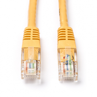 Goobay Netwerkkabel | Cat5e U/UTP | 1 meter (Geel) 68341 K8095.1 K010604105 - 