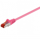 Netwerkkabel | Cat6 S/FTP | 0.15 meter (100% koper, LSZH, Roze)