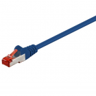 Netwerkkabel | Cat6 S/FTP | 10 meter (100% koper, LSZH, Blauw)