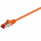 Netwerkkabel | Cat6 S/FTP | 10 meter (100% koper, LSZH, Oranje)