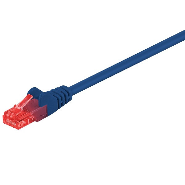 Netwerkkabel | Cat6 | 0.25 meter (Blauw) Goobay
