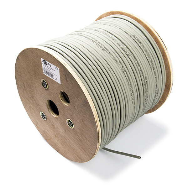 Goobay Netwerkkabel |  Cat6a S/FTP | 305 meter (Soepele kern, 100% koper, LSZH) 96095 K050600023 - 1