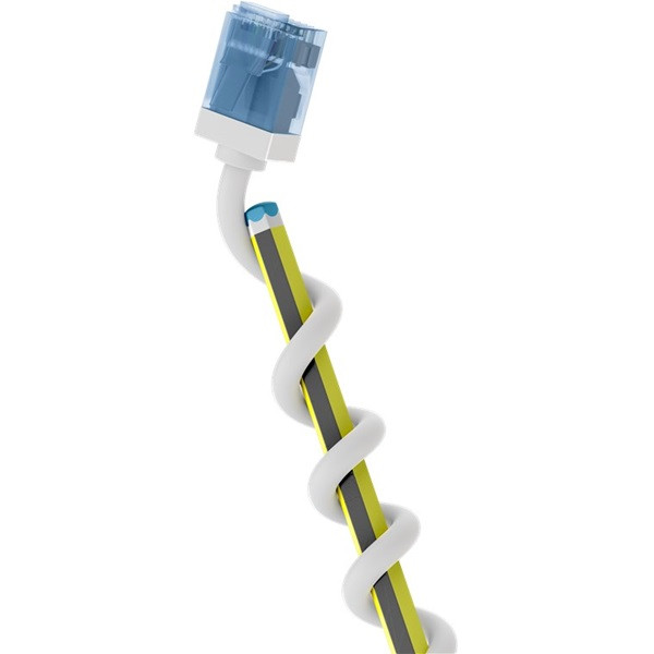 Goobay Netwerkkabel | Cat6a U/UTP | 0.5 meter (100% koper, LSZH, Slimline, Wit) 74285 K060302422 - 2