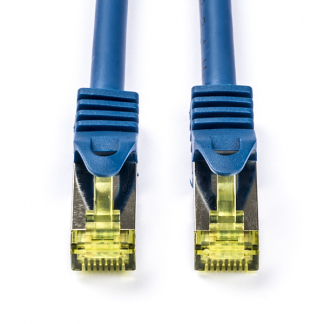 Goobay Netwerkkabel | Cat7 S/FTP | 0.25 meter (100% koper, LSZH, Blauw) 91565 EC020200205 MK7001.0.25BL K010614052 - 