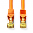 Netwerkkabel | Cat7 S/FTP | 0.5 meter (100% koper, LSZH, Oranje)
