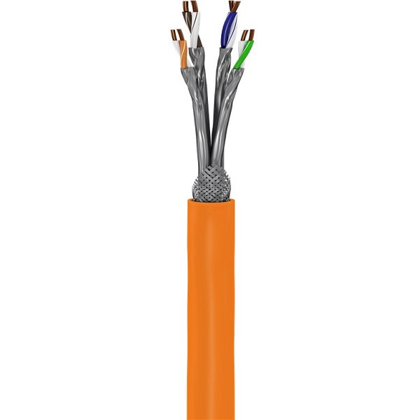 Goobay Netwerkkabel | Cat7a S/FTP | 100 meter (Stugge kern, 100% koper) 91888 K010607564 - 1