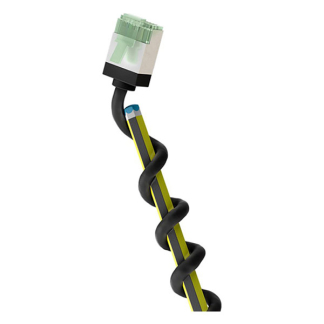 Goobay Netwerkkabel | Cat8 U/FTP | 0.15 meter (100% koper, LSZH, Slimline, Zwart) 74350 K060302437 - 2