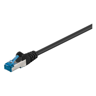 Goobay Netwerkkabel | Goobay | Cat6a S/FTP | 0.5 meter (100% koper, LSZH, Flexibel, Zwart) 79264 K000000079