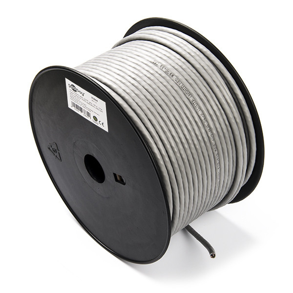Goobay 96092 CAT 6a Netwerkkabel U/UTP Blauw - 50m Kabelhaspel
