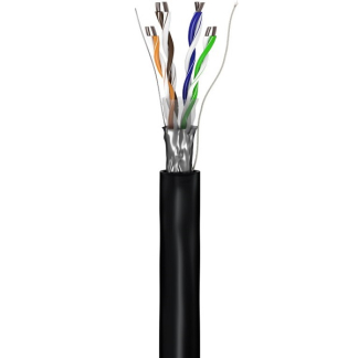 Goobay Netwerkkabel voor buiten | Cat5e F/UTP | 100 meter (Stugge kern) 57294 K010607554 - 1
