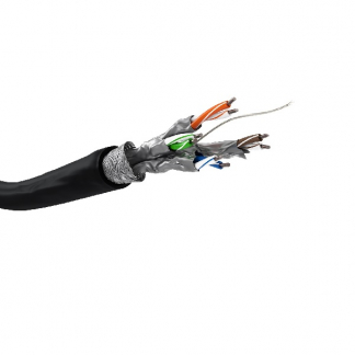 Goobay Netwerkkabel voor buiten | Cat6 S/FTP | 100 meter (Stugge kern) 57197 K010605185 - 1