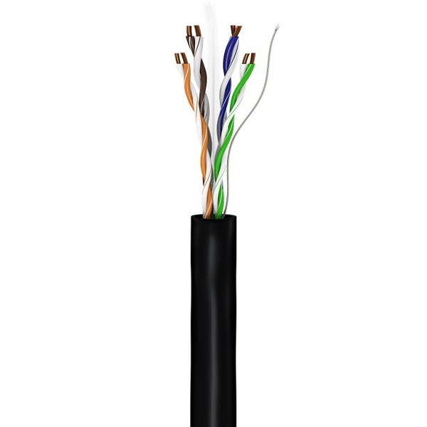 Goobay Netwerkkabel voor buiten | Cat6 U/UTP | 100 meter (Stugge kern, 100% koper) 77625 K010607556 - 1