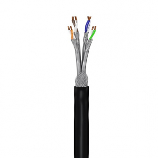 Goobay Netwerkkabel voor buiten | Cat7 S/FTP | 100 meter (Stugge kern, 100% koper, PE) 52768 K010604971 - 1