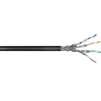 Goobay Netwerkkabel voor buiten | Cat7 S/FTP | 100 meter (Stugge kern, 100% koper, PE) 52768 K010604971 - 3