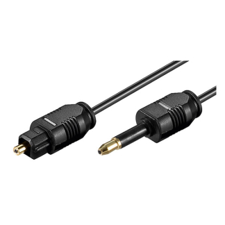 Goobay Optische kabel | M ↔ M | Toslink naar mini Toslink | Goobay | 2 meter 51225 K010411214 - 1