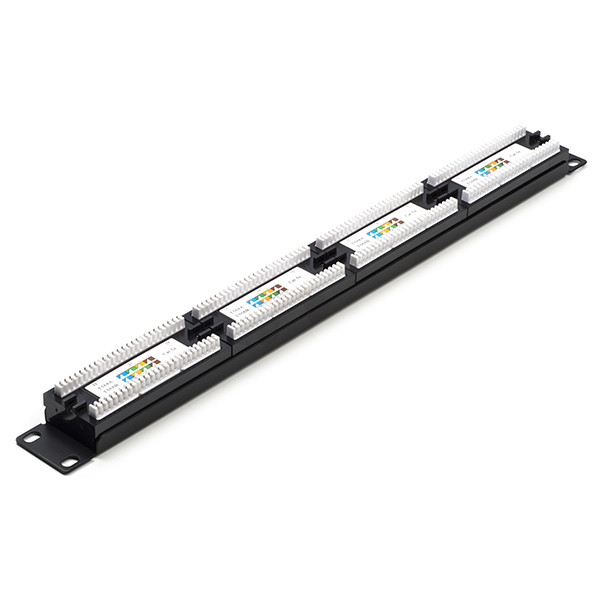 Goobay Patchpaneel | Cat5e S/FTP | 19 inch (24-poorts, 1U, Horizontaal) 93865 K090603074 - 1