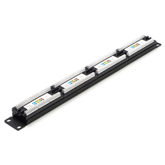 Goobay Patchpaneel | Cat5e S/FTP | 19 inch (24-poorts, 1U, Horizontaal) 93865 K090603074 - 1