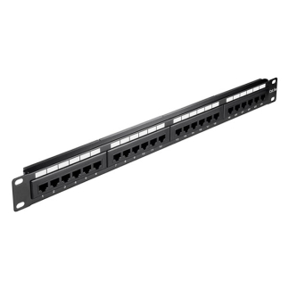 Goobay Patchpaneel | Cat5e S/FTP | 19 inch (24-poorts, 1U, Horizontaal) 93865 K090603074 - 2