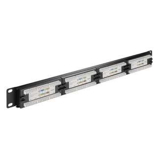 Goobay Patchpaneel | Cat5e S/FTP | 19 inch (24-poorts, 1U, Horizontaal) 93865 K090603074 - 3