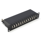 Goobay Patchpaneel | Cat6 S/FTP | 10 inch (12-poorts, 1U, Horizontaal) 93793 K090603070 Goobay Patchpaneel | Cat6 S/FTP | 10 inch (12-poorts, 1U, Horizontaal) 93793 K090603070