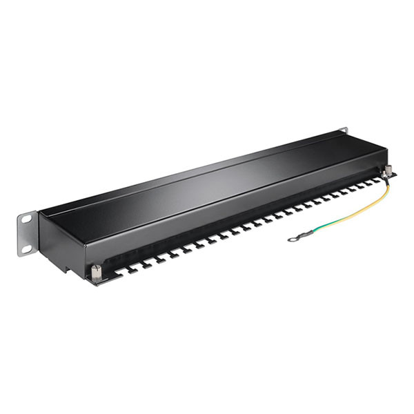 Goobay Patchpaneel | Cat6 S/FTP | 19 inch (24-poorts, 1U, Horizontaal) 93048 K090603072 - 3