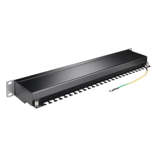 Goobay Patchpaneel | Cat6 S/FTP | 19 inch (24-poorts, 1U, Horizontaal) 93048 K090603072 - 3