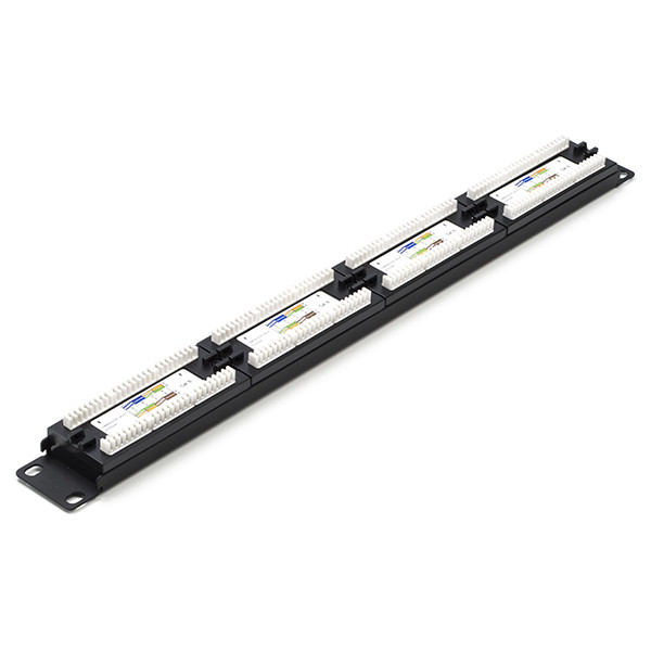 Goobay Patchpaneel | Cat6 S/FTP | 19 inch (24-poorts, 1U, Horizontaal) 93866 K090603075 - 1