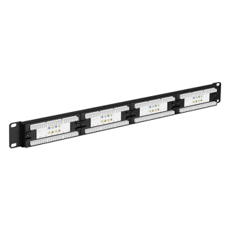 Goobay Patchpaneel | Cat6 S/FTP | 19 inch (24-poorts, 1U, Horizontaal) 93866 K090603075 - 3