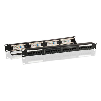Goobay Patchpaneel | Cat6 S/FTP | 19 inch (24-poorts, 1U, Horizontaal) 93866 K090603075 - 4