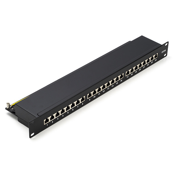 Goobay Patchpaneel | Cat6a S/FTP | 19 inch (24-poorts, 1U, Horizontaal) 90854 K090603073 - 1