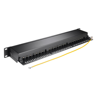 Goobay Patchpaneel | Cat6a S/FTP | 19 inch (24-poorts, 1U, Horizontaal) 90854 K090603073 - 3