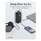 Goobay Powerbank | Goobay | 20.000 mAh (1x USB A, 2x USB C, 65W, Power Delivery, Batterij indicator) 76254 K070501354 - 5