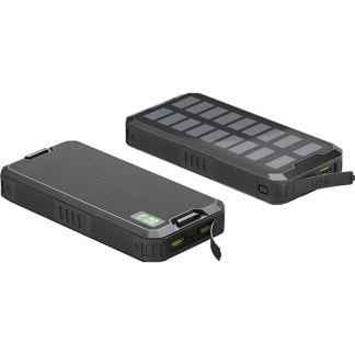 Goobay Powerbank | Goobay | 20.000 mAh (1x USB C, 2x USB A, 18W, Power Delivery, Zonnepaneel) 53934 K170108370 - 2