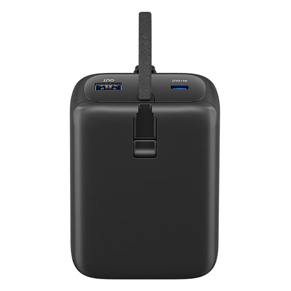 Goobay Powerbank | Goobay | 20.000 mAh (Ingebouwde kabel, 1x USB C, 1x USB A, 30W) 76252 K010605495 - 3