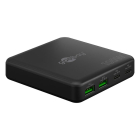 Goobay Powerbank | Goobay | 4 poorten (100W, 2x USB C, 2x USB A, Power Delivery, GaN, Zwart) 70764 K170108394 - 1