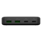 Goobay Powerbank | Goobay | 4 poorten (100W, 2x USB C, 2x USB A, Power Delivery, GaN, Zwart) 70764 K170108394 - 3