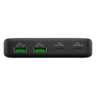 Goobay Powerbank | Goobay | 4 poorten (65W, GaN, 4 poorten, 2x USB C, 2x USB A, Power Delivery, Zwart) 65813 K170108393 - 3