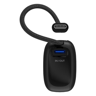 Goobay Powerbank | Goobay | 5000 mAh (Ingebouwde kabel, 1x USB C, 1x USB A, 20W) 76250 K010605493 - 3